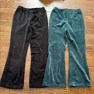 Hanna Andersson Velour Flare Pants